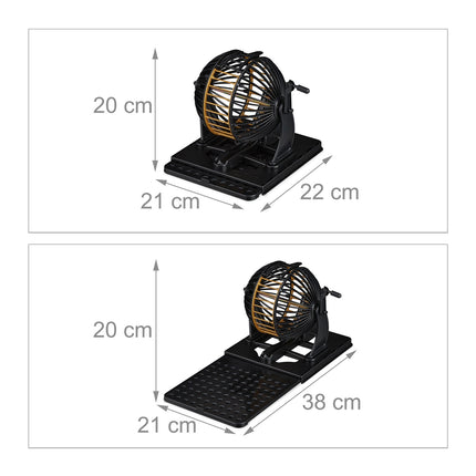 Bingo Game Set – 90 Balls, 72 Cards, Family Fun