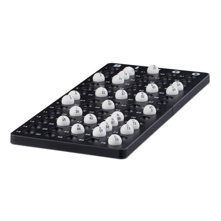 Bingo game with lottery drum