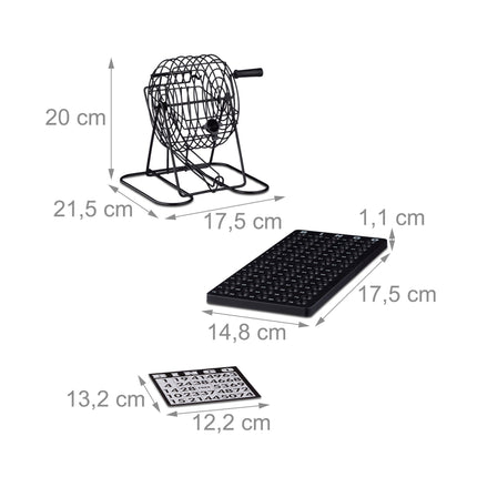 Bingo game with lottery drum