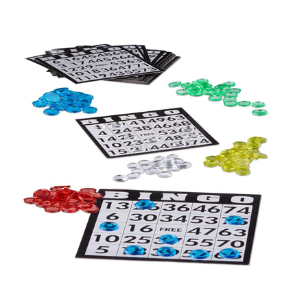 Bingo game with lottery drum