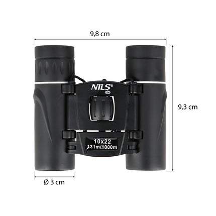 Binoculars, Compact, Lightweight, 10x Magnification
