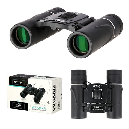 Binoculars, Compact, Lightweight, 10x Magnification
