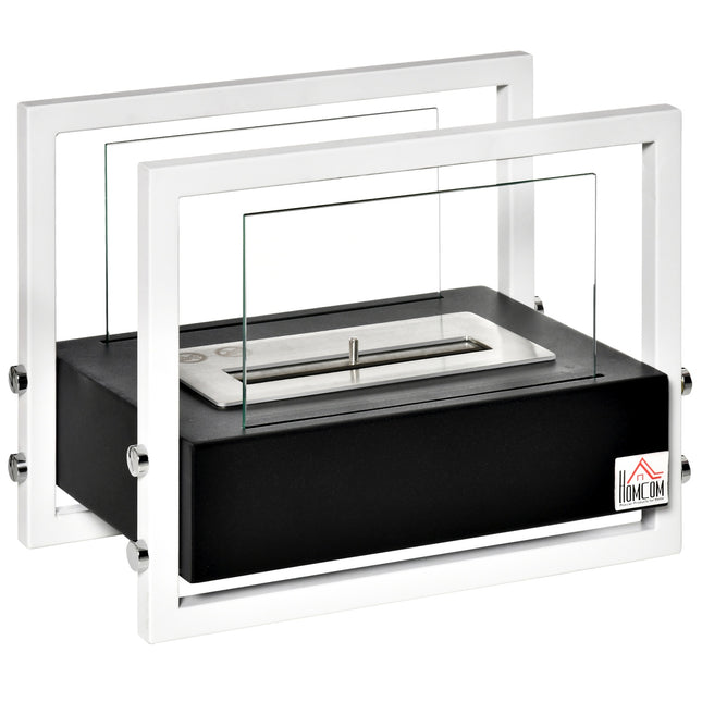 Fireplace with bioethanol - smoke-free, tempered glass, 1.5 l
