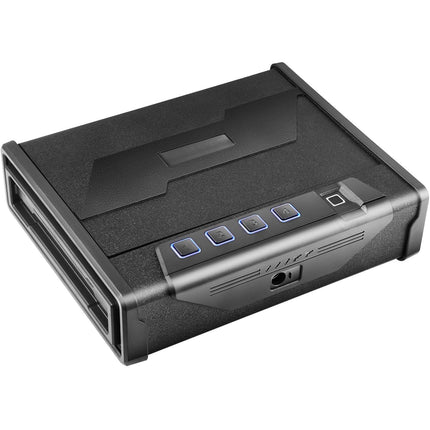 Biometric Pistol Safe – 3 Access, Holds 2 Pistols