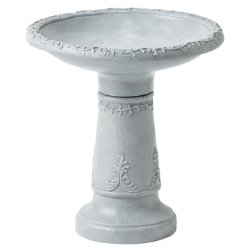 Bird Bath, Resin, Stone Look, 48 cm Diameter