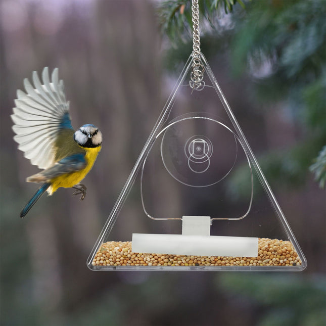Bird Feeder for Windows triangular