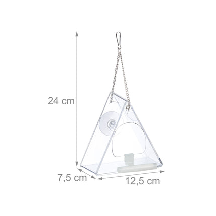 Bird Feeder for Windows triangular