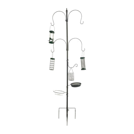 Bird Feeding Station – 6-in-1 Steel Feeder