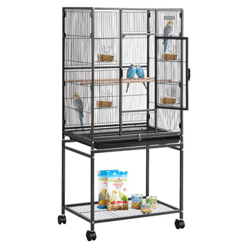 Bird Flight Cage 625 x 425 x 1370 mm, Slide Out Tray