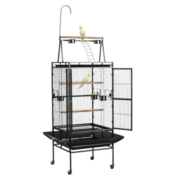 Bird Flight Cage 830 x 790 x 2100 mm, Open-Top, Slide-Out Tray