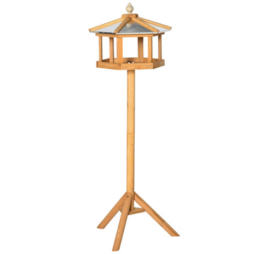 Birdhouse with stand & zinc roof, 113x40x40 cm