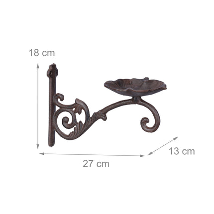 Bird bath blade in cast iron