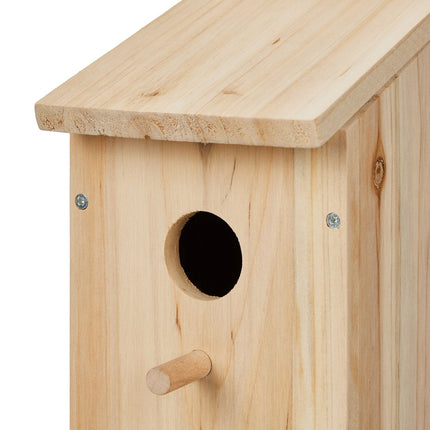 Birdhouse Kits with Perch & Hinged Roof – Set of 2