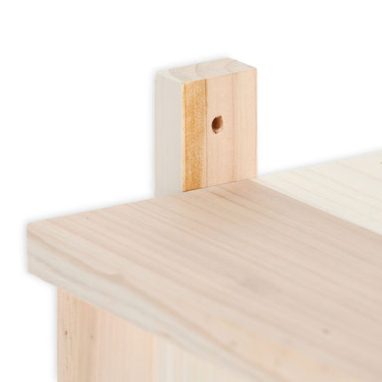 Birdhouse Natural wood Half-cavity Birds