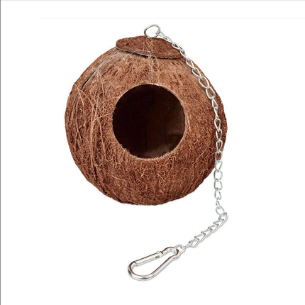 Birdhouse coconut set of 2