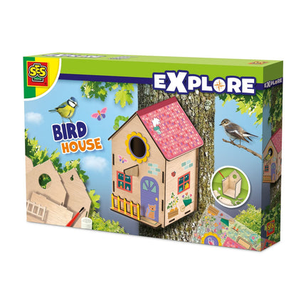 Birdhouse for Wild Birds, Durable Wood, Easy to Clean