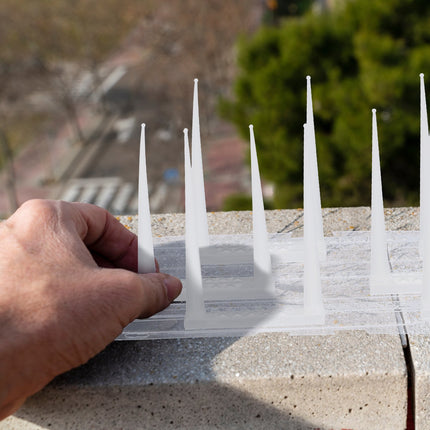 Bird repellent spikes, set of 4