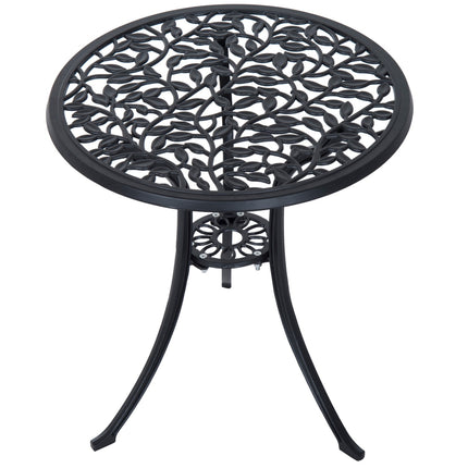 Black bistro set - 2-person balcony table and chairs