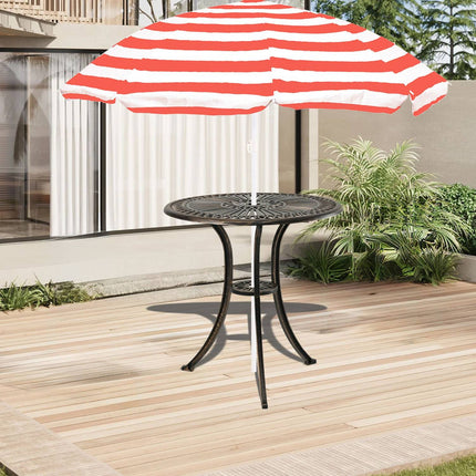 Bistro Table with Parasol Hole – Cast Aluminium, Round