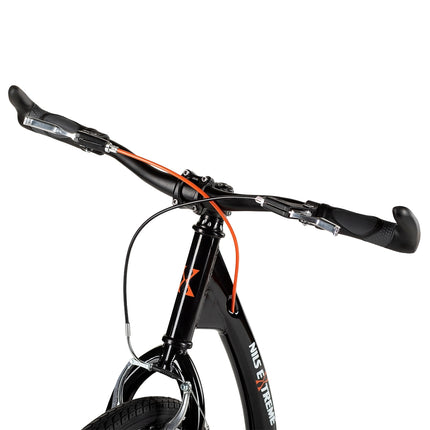 Black 26/20"" Pumped Wheels Scooter