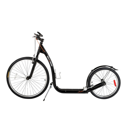 Black 26/20"" Pumped Wheels Scooter
