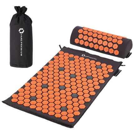 Black Acupressure Mat Set – Pain Relief & Relaxation