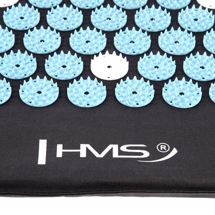 Black Acupressure Mat with Pillow Set