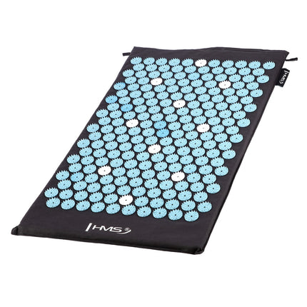Black Acupressure Mat with Pillow Set