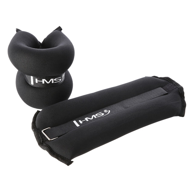Black Ankle & Wrist Weights, 2 x 3 kg