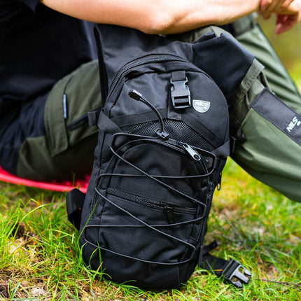 Black Backpack, Durable, Spacious, Travel-Friendly