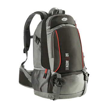 Black Backpack, Large Capacity, Durable Material