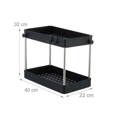 Black Base Unit Shelves, Set of 2 – Kitchen Organisers