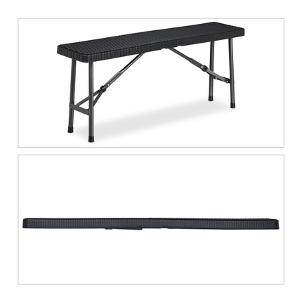 Black Beer Bench set of 2