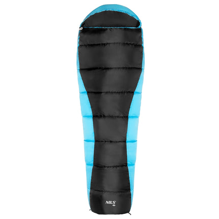 Black-Blue Sleeping Bag, Lightweight, Compact