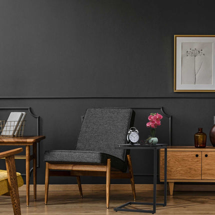 Black C-Form Side Table