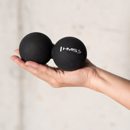 Black Double Massage Ball – Relieve Muscle Tension