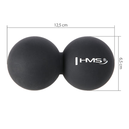 Black Double Massage Ball – Relieve Muscle Tension