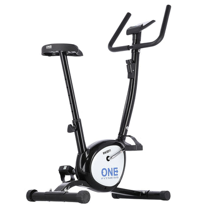 Black Exercise Bike, Adjustable Resistance, Indoor Use