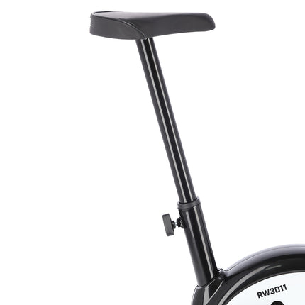 Black Exercise Bike, Adjustable Resistance, Indoor Use