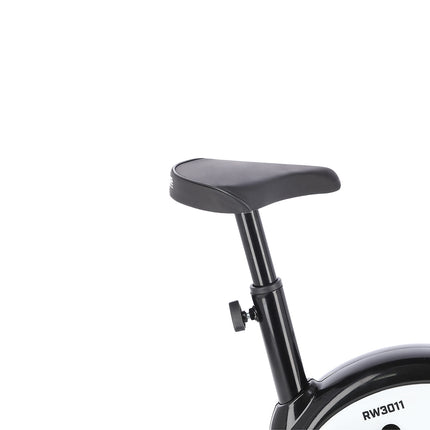 Black Exercise Bike, Adjustable Resistance, Indoor Use