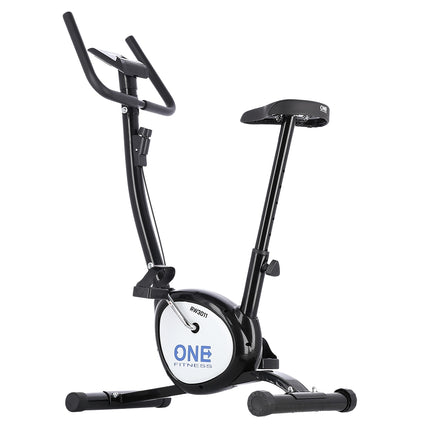 Black Exercise Bike, Adjustable Resistance, Indoor Use