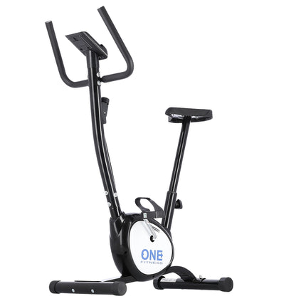 Black Exercise Bike, Adjustable Resistance, Indoor Use
