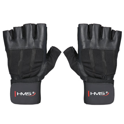 Black Fitness Gloves, Medium Size