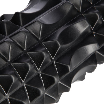 Black Foam Roller, High-Density, 140 cm