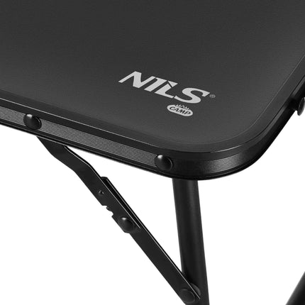 Black Folding Camping Table – Lightweight, Compact, 60x40 cm
