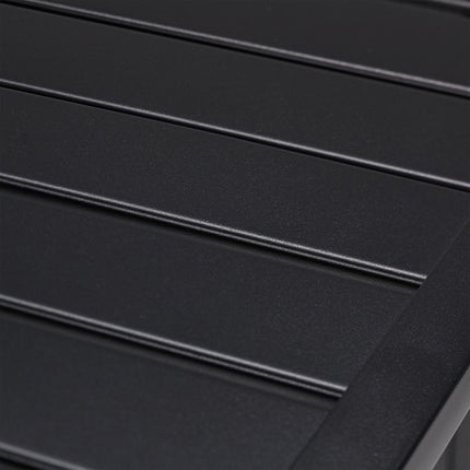 Black Garden Table