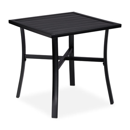 Black Garden Table