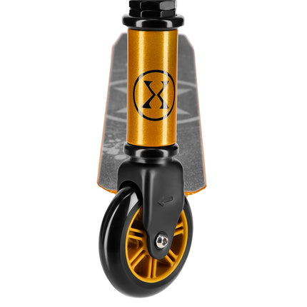 Black-Gold Stunt Scooter, Durable Design