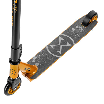 Black-Gold Stunt Scooter, Durable Design