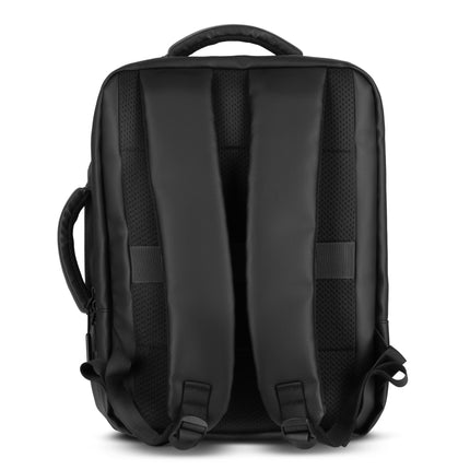 Black Laptop Backpack, USB-C Port, 15L Capacity